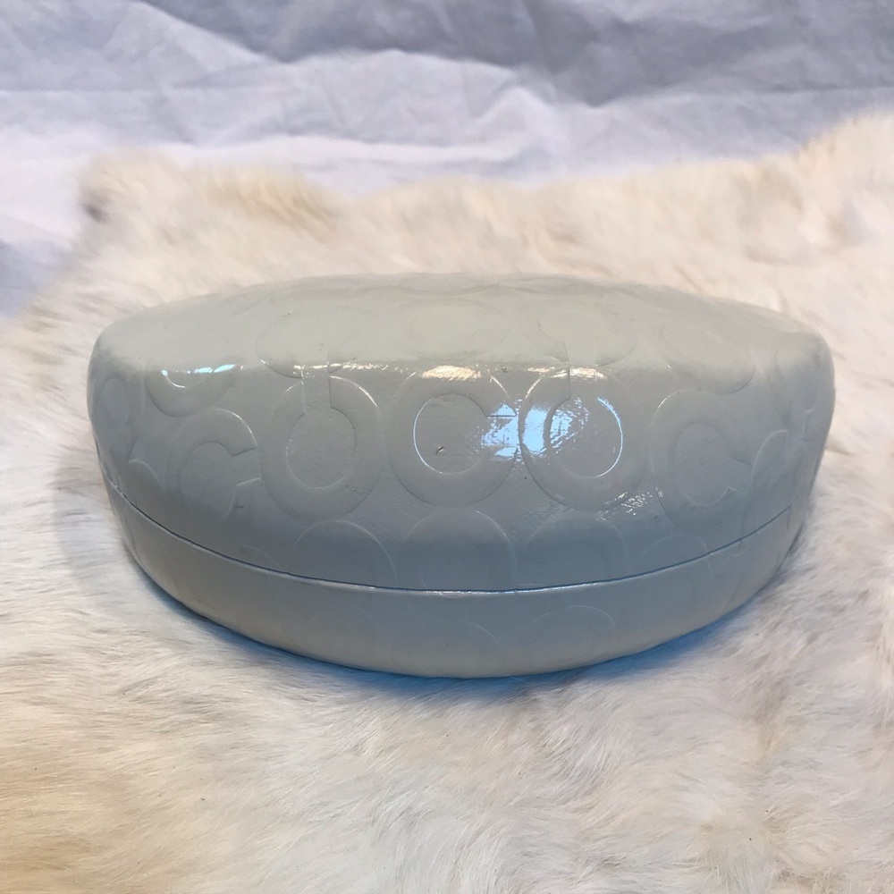 White Coach Glasses Sunglasses Case